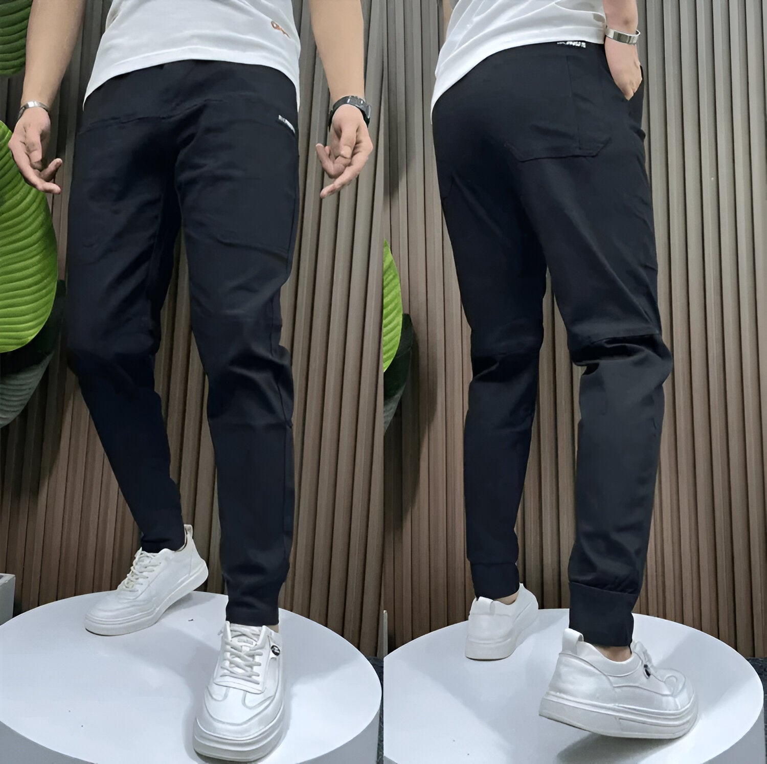 Loris | Pantalones Cargo Elásticos Premium